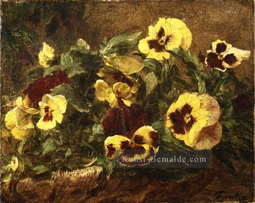 Stiefmütterchen 1903 Blumenmaler Henri Fantin Latour Ölgemälde